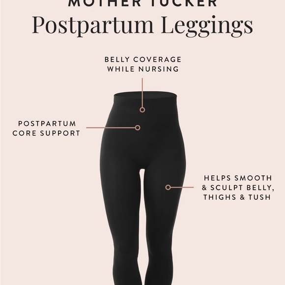 NWT BELLY BANDIT mother tucker compression leggings - Picture 2 of 5